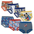 Disney Boys Mickey Mouse Pants Starter Kit With Stickers & Tracking Chart Sizes 18m, 2t, 3t, 4t Baby And Toddler Potty Training Underwear, 7-pack Starter Kit (3 Training Pants+4 Briefs), 3T US