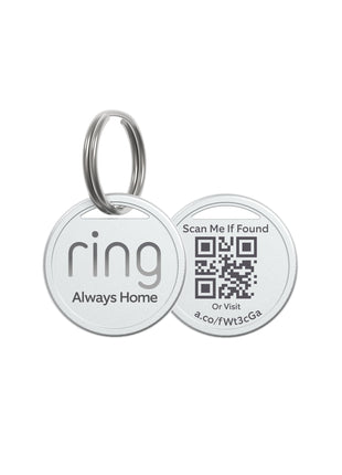 Ring Pet Tag | Easy-to-use tag with QR code | Real-time scan alerts | Shareable Pet Profile | No subscription or fees
