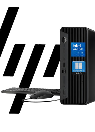 HP ProDesk 400 G9 SFF Business Desktop Computer, Intel CPU, 32GB RAM, 1TB PCle SSD, Dual 4K Display Support, USB-C, HDMl, RJ-45, Wi-Fi, Wired Keyboard & Mouse, Windows 11 Pro