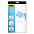 Fellowes 42064 Self Adhesive Laminating Pouches - Business 5-Pack (2.35 x 3.86)