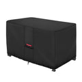 Porch Shield Patio Fire Pit Cover - Waterproof 600D Outdoor Rectangular Fire Table Cover Deck Box Protector - 44 x 26 inch, Black