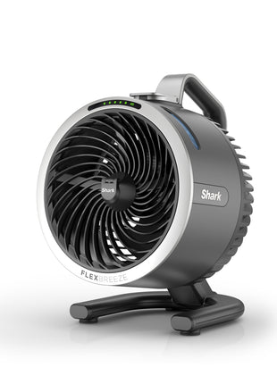 Shark FlexBreeze HydroGo Fan—Ultra-powerful portable fan with indoor + outdoor mist. Corded & cordless, 5 speeds, evaporative misting, Grey, FA052
