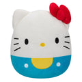 Squishmallows Original Sanrio 14in Hello Kitty in Blue Overalls – Official Jazwares Plush (Large)