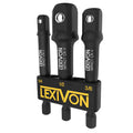 LEXIVON Impact Grade Socket Adapter Set, 3