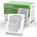 20 Pack Vacuum Bags for iRobot Roomba i7 i7+ i8 i8+ i3 i3+ i4 i4+ i6 i6+ j7 j7+ s9 s9+, i and s and j Series Clean Base Automatic Dirt Disposal Bags