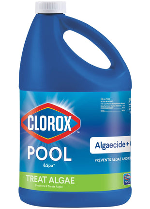 Clorox® Pool&Spa™ Swimming Pool Algaecide and Clarifier, Prevents and Treats Pool Algae, Clears Water, 128 Fl Oz (Pack of 1)