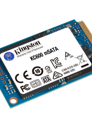 Kingston 256G KC600 SATA3 mSATA SSD | SKC600MS/256G