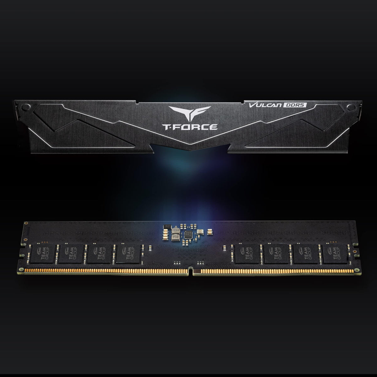 TEAMGROUP T-Force Vulcan DDR5 64GB (2x32GB) 6400MHz (PC5-51200) CL34 Desktop Memory Module Ram for 600 700 Series Chipset XMP 3.0 Black FLBD564G6400HC34BDC01