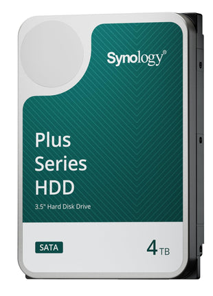 Synology Plus HAT33004T 4 TB Hard Drive - 3.5" Internal - SATA (SATA/600) | SATA III interface with CMR technology and DSM integration for storage, backup and 24/7 operation