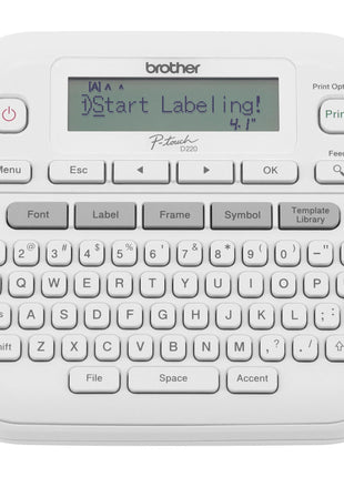 Brother P-Touch PTD220 Home/Office Everyday Label Maker | Prints TZe Label Tapes up to ~1/2 inch White