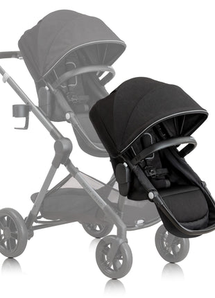 Evenflo Pivot Xpand Second Seat (Sabino Gray) | Attachment for Pivot Xpand Travel System, Converts Travel System to Double Stroller, up to 55 lbs (Sabino Gray)