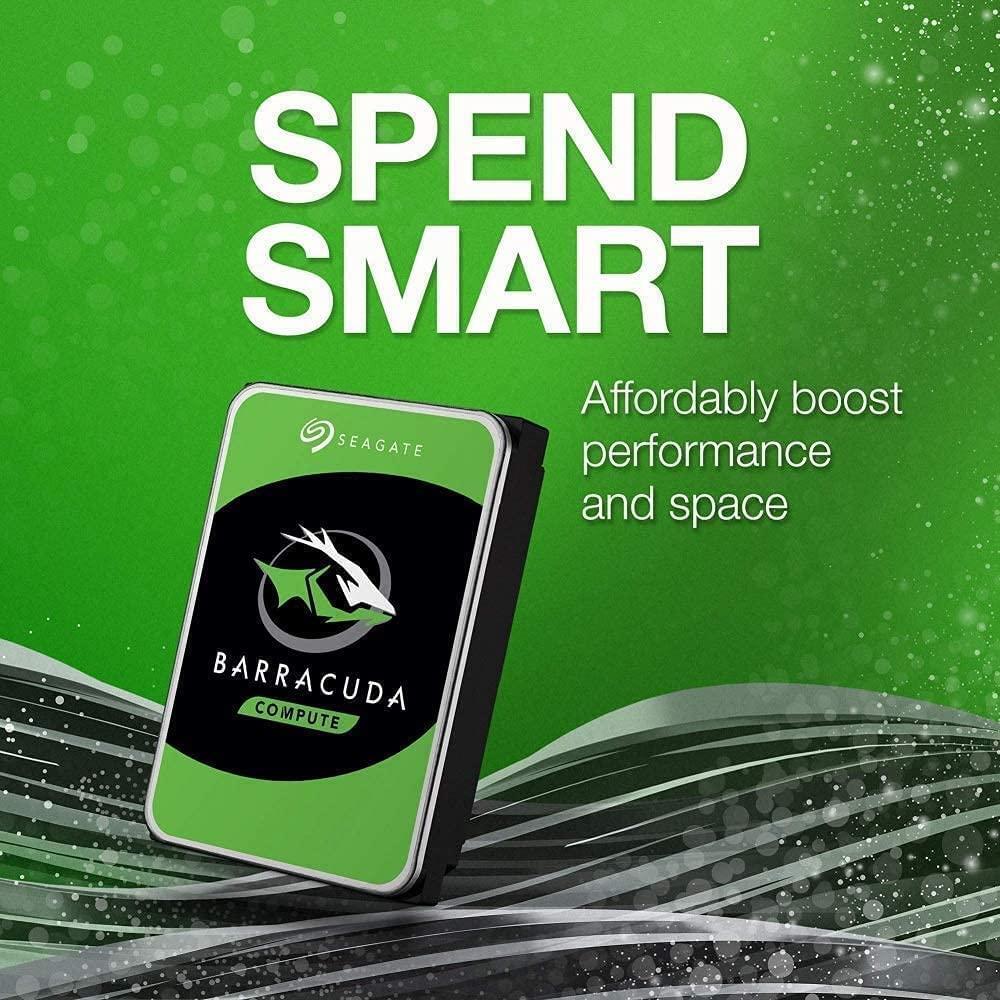 Seagate BarraCuda Internal Hard Drive 2TB SATA 6Gb/s 256MB Cache 3.5-Inch (ST2000DM008)