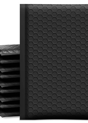 UCGOU Bubble Mailers 6x10 Inch Black 25 Pack Usable Size 6x9 inch Padded Envelopes Small Business Mailing Packages Opaque Self Seal Adhesive Waterproof Boutique Shipping Bag for Jewelry Makeup Supplies #0