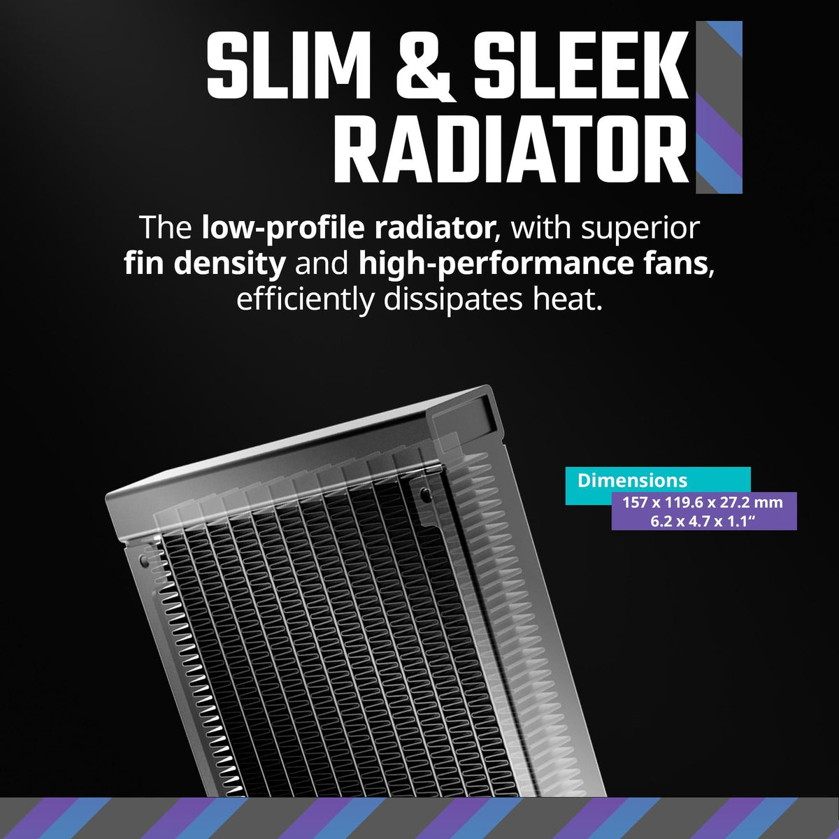 Cooler Master 120L Core Close-Loop AIO Liquid Cooler, R7|i5 Gen S Dual Chamber Pump, 120mm PWM, 120mm Radiator, White Lighting, AMD Ryzen AM5|4, Intel LGA 1851|1700 Platform