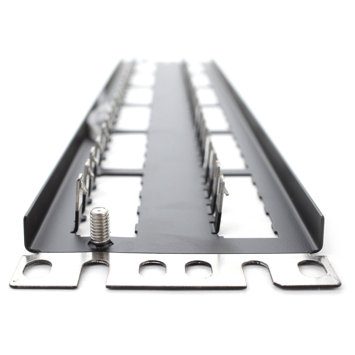 Panduit CP48BLY 48-Port Flat Patch Panel, Black