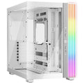 be quiet! Light Base 600 DX White PC Case | Fully Windowed Front and Side Panel | Dual Chamber | ARGB LED Strip | Inverted and Horizontal Layout Customizable | BGW66