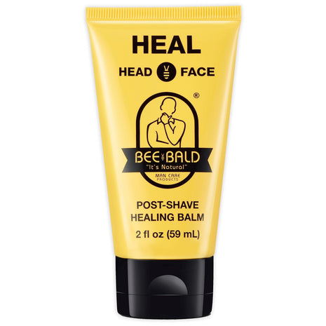 Bee Bald HEAL Aftershave for Men, Calm & Soothes, After Shave Balm, 2 fl oz | Immediately Calms & Soothes Irritated Skin. Treats Razor Burn, Redness, Bumps on Head or Face. Perfect For Sensitive Skin.