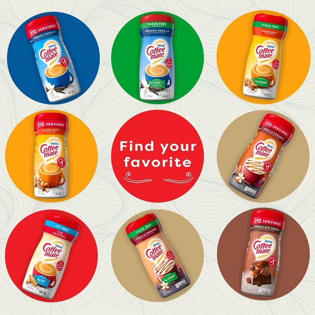 Coffee-mate French Vanilla Powdered Coffee Creamer, 15-Ounce Packages (Pack of 6)
