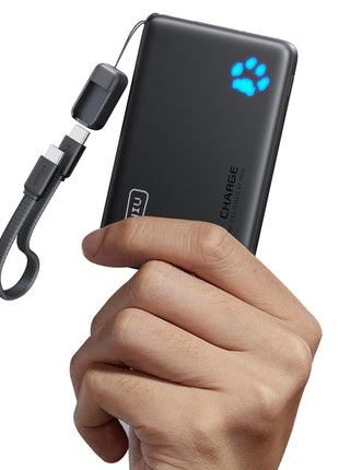 INIU Portable Charger, Ultra Slim 10000mAh 45W PD Power Bank, USB C in&Out Fast Charging Battery Pack, Travel Essential Phone Powerbank Compatible with iPhone 16 15 14 Samsung S22 S21 Google iPad etc