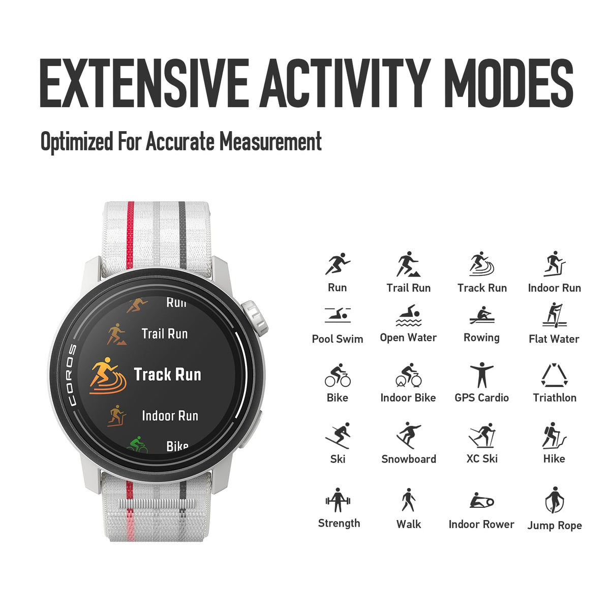 COROS PACE 3 GPS Sport Watch– Lightweight, Comfortable Running Watch, 17-Day Battery Life, Accurate GPS, Heart Rate Monitor, Navigation, Sleep Tracking, Training Plan, Run, Bike, and Ski-Black silicon