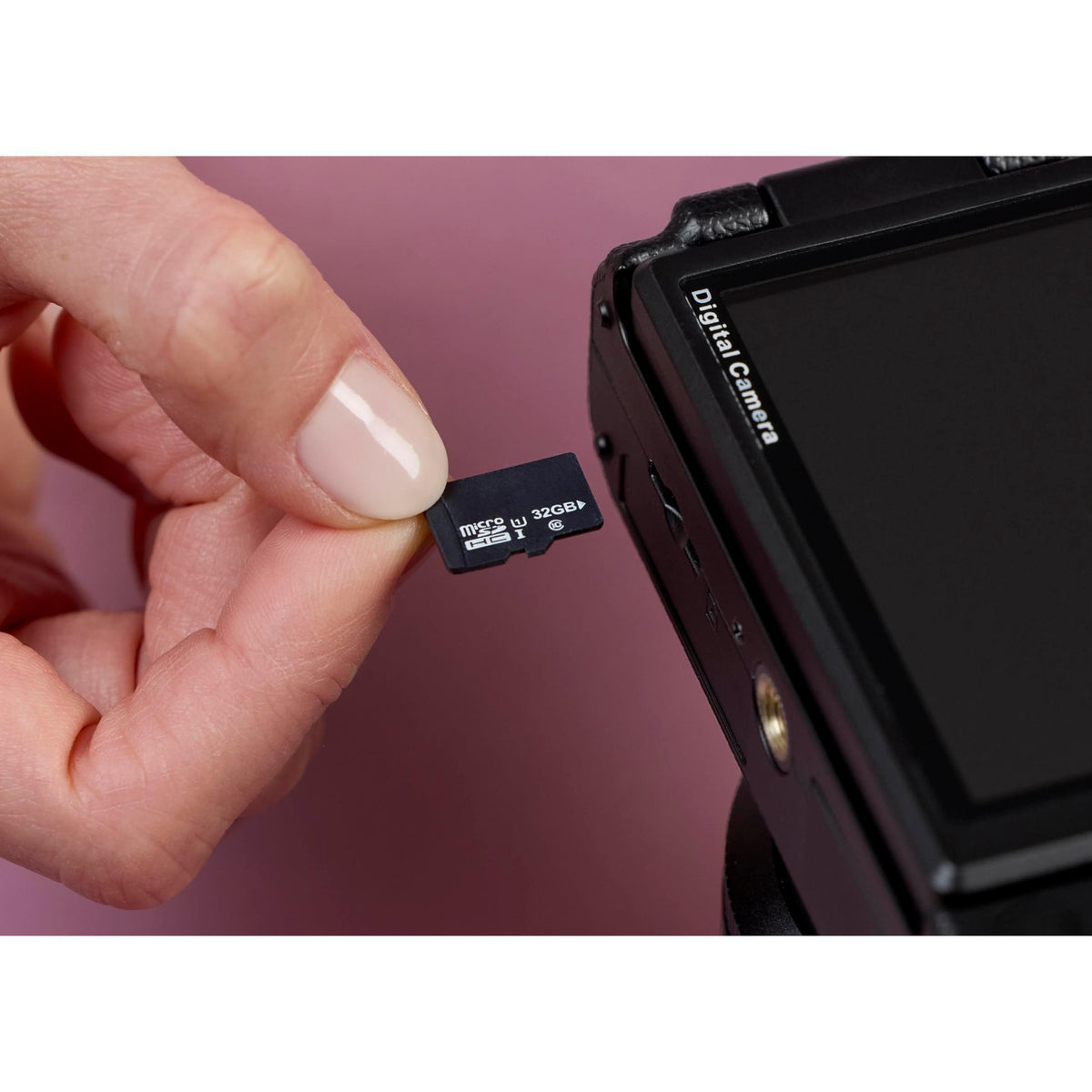 Amazon Basics Micro SDXC Memory Card with Full Size Adapter, A2, U3, Read Speed up to 100 MB/s, 128 GB, Black