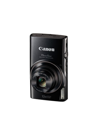 Canon PowerShot ELPH 360 Digital Camera w/ 12x Optical Zoom and Image Stabilization - Wi-Fi & NFC Enabled (Black) | 12x Optical Zoom, Image Stabilization - Wi-Fi, NFC Enabled