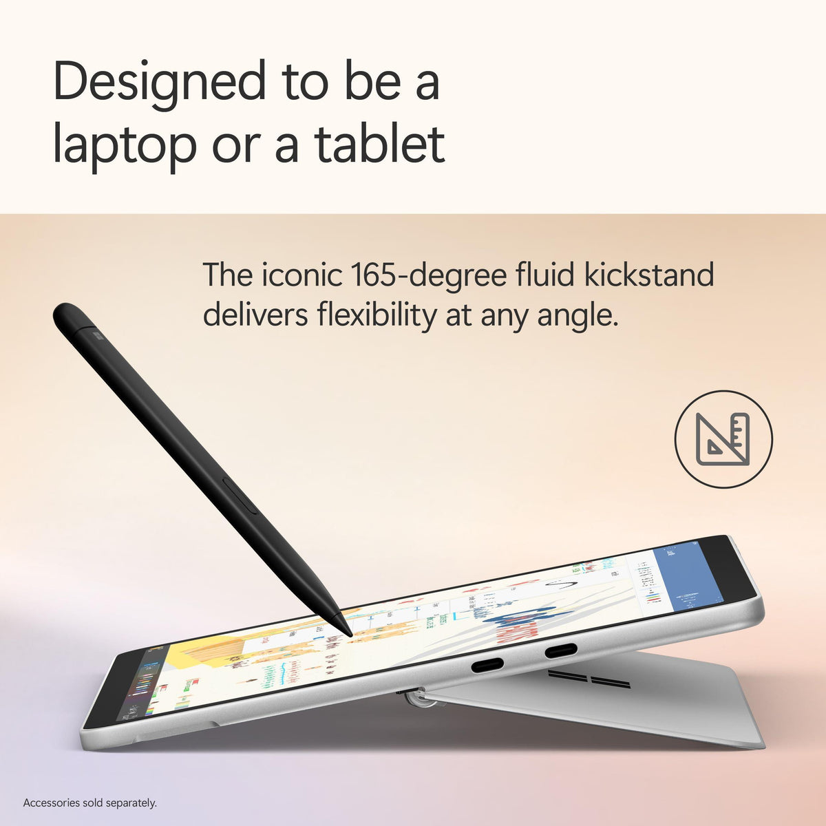 Microsoft Surface Pro 2-in-1 Laptop/Tablet (2025), Windows 11 Copilot+ PC, 12" Touchscreen Display, Snapdragon X Plus (8 Core), 16GB RAM, 512GB Storage, Platinum