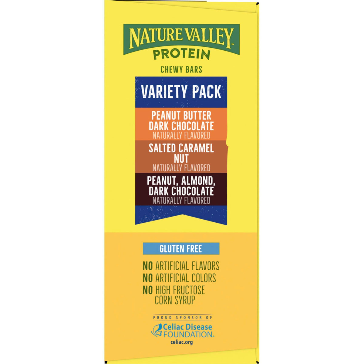 Nature Valley Protein Chewy Snack Bars, Variety Pack, 15 Bars, 21.3 oz