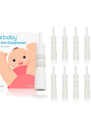 Frida Baby Windi Gas Passer, Baby Gas Relief, Made in USA, 100% Natural, Safe & Effective Instant Relief for Babies & Infants, 10ct