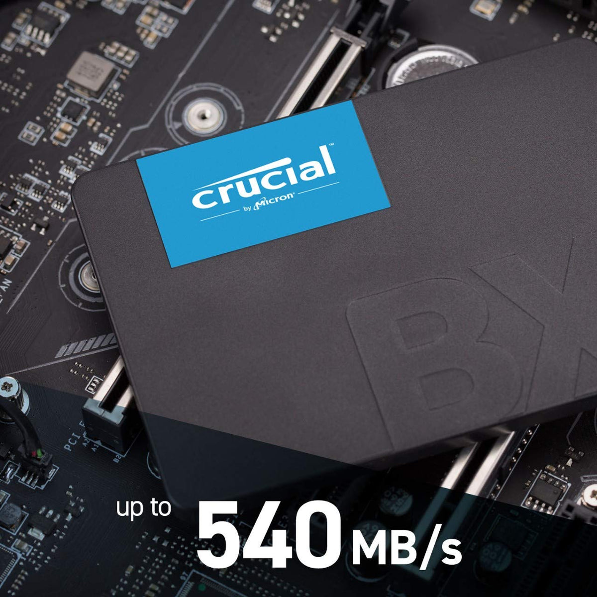 Crucial BX500 2TB 3D NAND SATA 2.5-Inch Internal SSD, up to 540MB/s - CT2000BX500SSD1, Solid State Drive