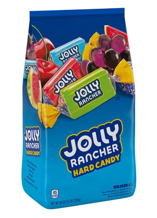 JOLLY RANCHER Assorted Fruit Flavored Hard Candy Bulk Bag, 5 lb