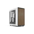 Fractal Design North XL RC Chalk White TG Clear - Reverse Connection Motherboard Compatible - Three 140mm Aspect PWM Fans Included- Type C USB - ATX Airflow Full Tower PC Gaming case