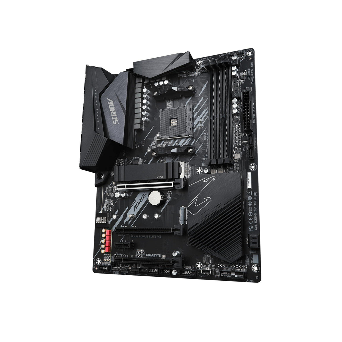 GIGABYTE B550 AORUS ELITE AX V2 Motherboard, Supports AMD AM4 Ryzen 5000 Processors, ATX, DDR4, Dual M.2, SATA 6Gb/s, 2.4/5 GHz Dual-Band, 2.5 GbE LAN, PCIe 4.0