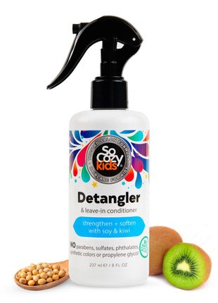 SoCozy Detangler Leave-In Conditioner Spray For Kids Hair, Fruity-Tutti, 8 Fl Oz (Pack of 1)