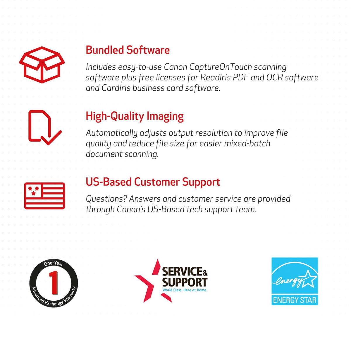 Canon imageFORMULA R40 - Office Document Scanner, Windows and Mac, Duplex Scanning, Easy Setup, Scans a Wide Variety of Documents, Scans to Cloud