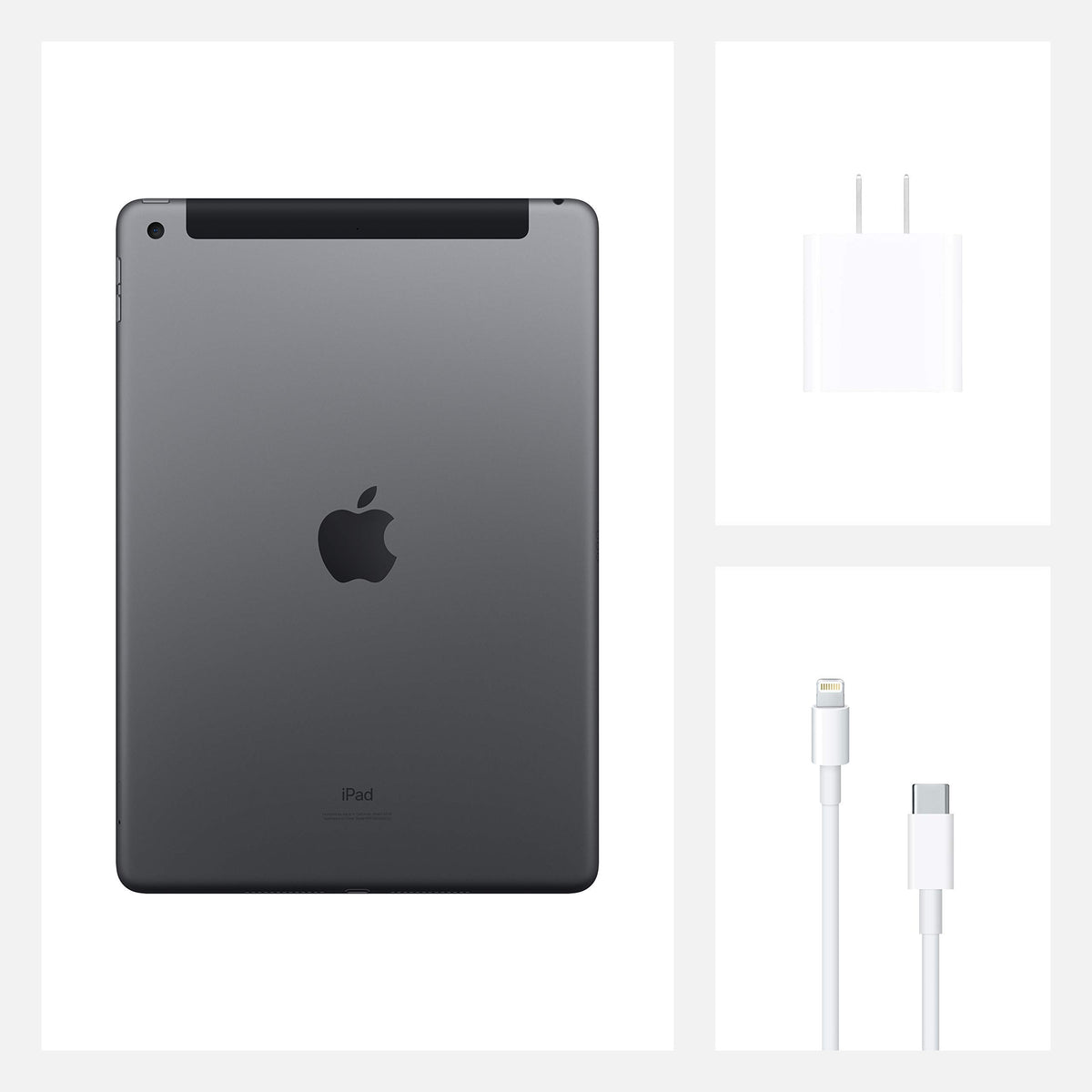 Apple iPad (10.2-inch, Wi-Fi, 128GB, 8th Generation)- Space Gray (Renewed)