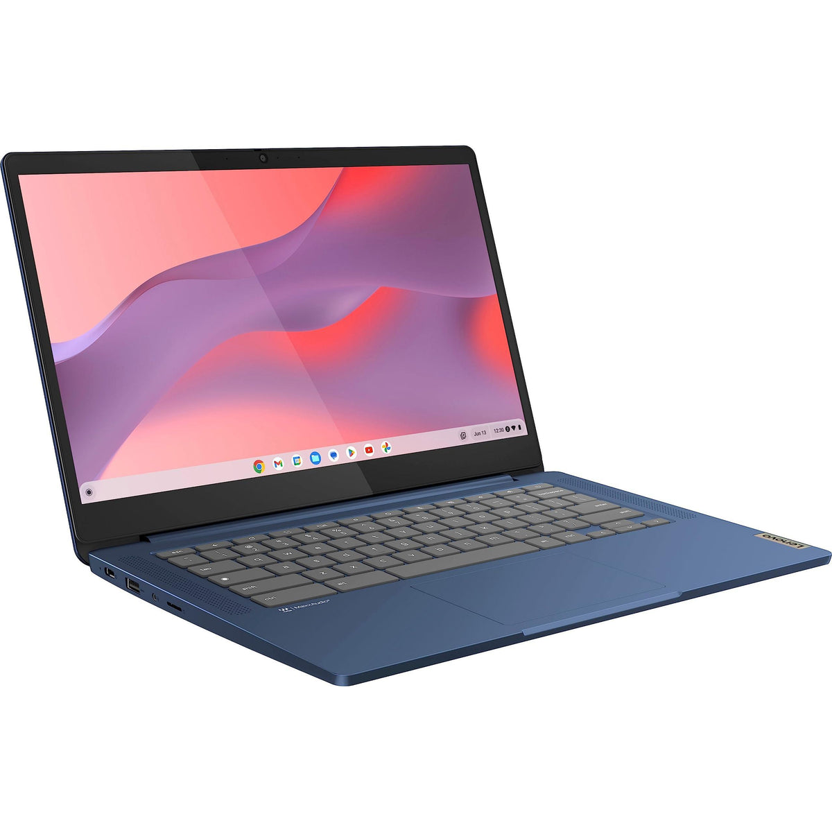 Lenovo Flagship Chromebook, 14'' FHD Touchscreen Slim Thin Light Laptop Computer, 8-Core MediaTek Kompanio 520 Processor, 4GB RAM, 64GB eMMC, WiFi 6,Chrome OS, Abyss Blue