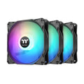 Thermaltake LE120 ARGB PWM Fan (3 Pack), PWM controlled 500~1500 rpm, 5V Motherboard Sync, 16.8 Million Colors 9 Addressable LEDs, Airflow 66.1 CFM, 120mm Hydraulic Bearing, Case Fan, CL-F204-PL12SW-A