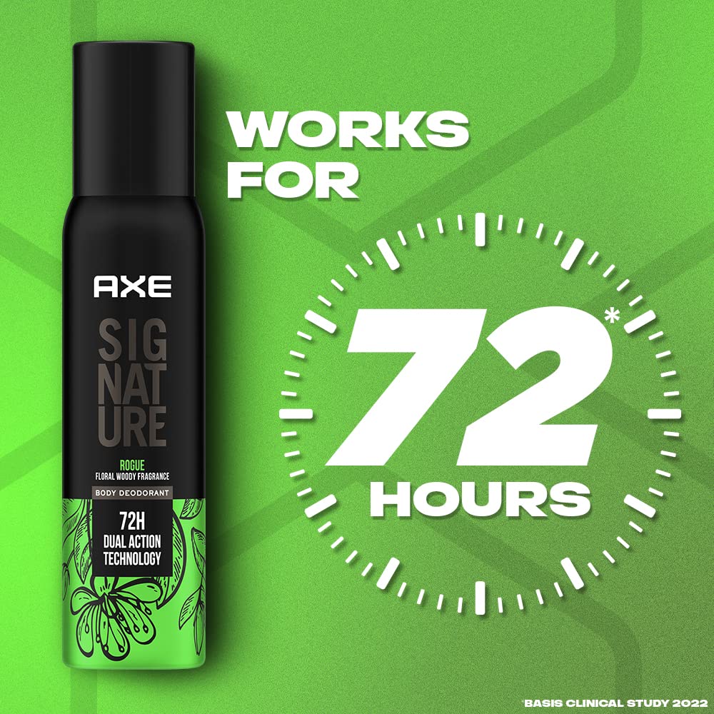 AXE Signature Rogue Long Lasting No Gas Body Deodorant Spray For Men 200 Ml