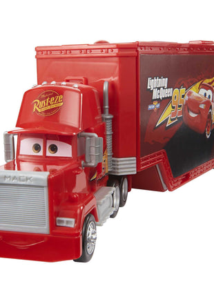 Mattel Disney and Pixar Cars Transforming Mack Playset | 2-in-1 Toy Truck & Tune-Up Station with Launcher, Lift & More, Movie-Inspired Graphics