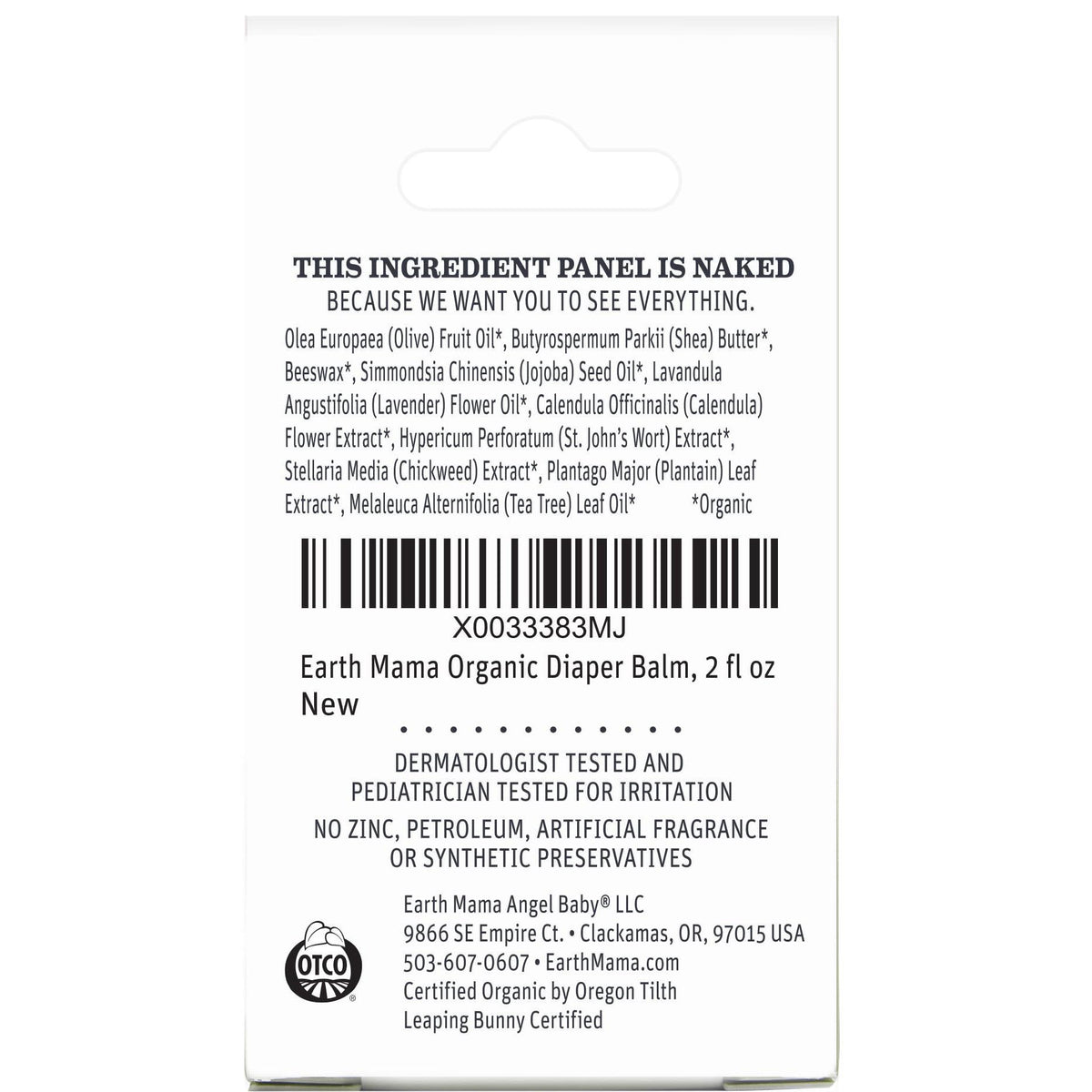 Earth Mama Organic Diaper Balm 2-Ounce | Diaper Cream for Baby | EWG Verified, Petroleum & Artificial Fragrance-Free with Calendula for Sensitive Skin (2-Pack)