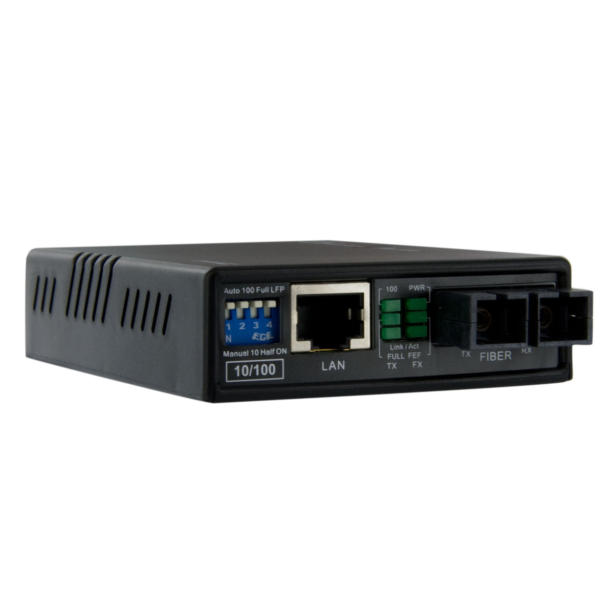 StarTech.com Multimode (MM) SC Fiber Media Converter for 10/100Mbps Network - Ethernet to SC MM Fiber Media Converter - 2 km / 1.2 m, TAA (MCM110SC2)
