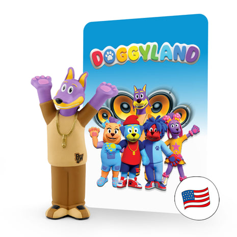 Tonies Doggyland Bow Wizzle Audio Toy Figurine from Doggyland; for Toniebox