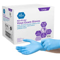 MED PRIDE Disposable Multipurpose Hand Protection Nitrile-Vinyl Blend Exam Gloves, Medium 100 - Powder, Latex & Rubber Free - Single Use Non-Sterile Protective Gloves