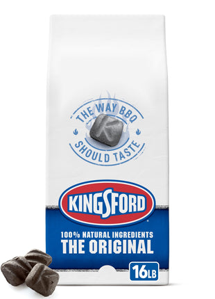 Kingsford Original Charcoal Briquettes, BBQ Charcoal for Grilling, 16 Pounds (Package May Vary)