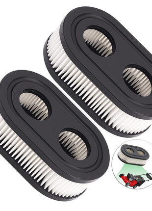 593260 Air Filter 593260 798452 334404 Air Cleaner Cartridge Filter, Lawn Mower Air Cleaner Replacement Filters for 4247 5432 5432k 09P00 09P702 550E 500EX 550EX 625 575EX Series Engine (2Pcs)