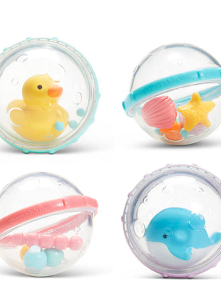Munchkin® Float & Play Bubbles™ Baby and Toddler Bath Toy, 4 Count