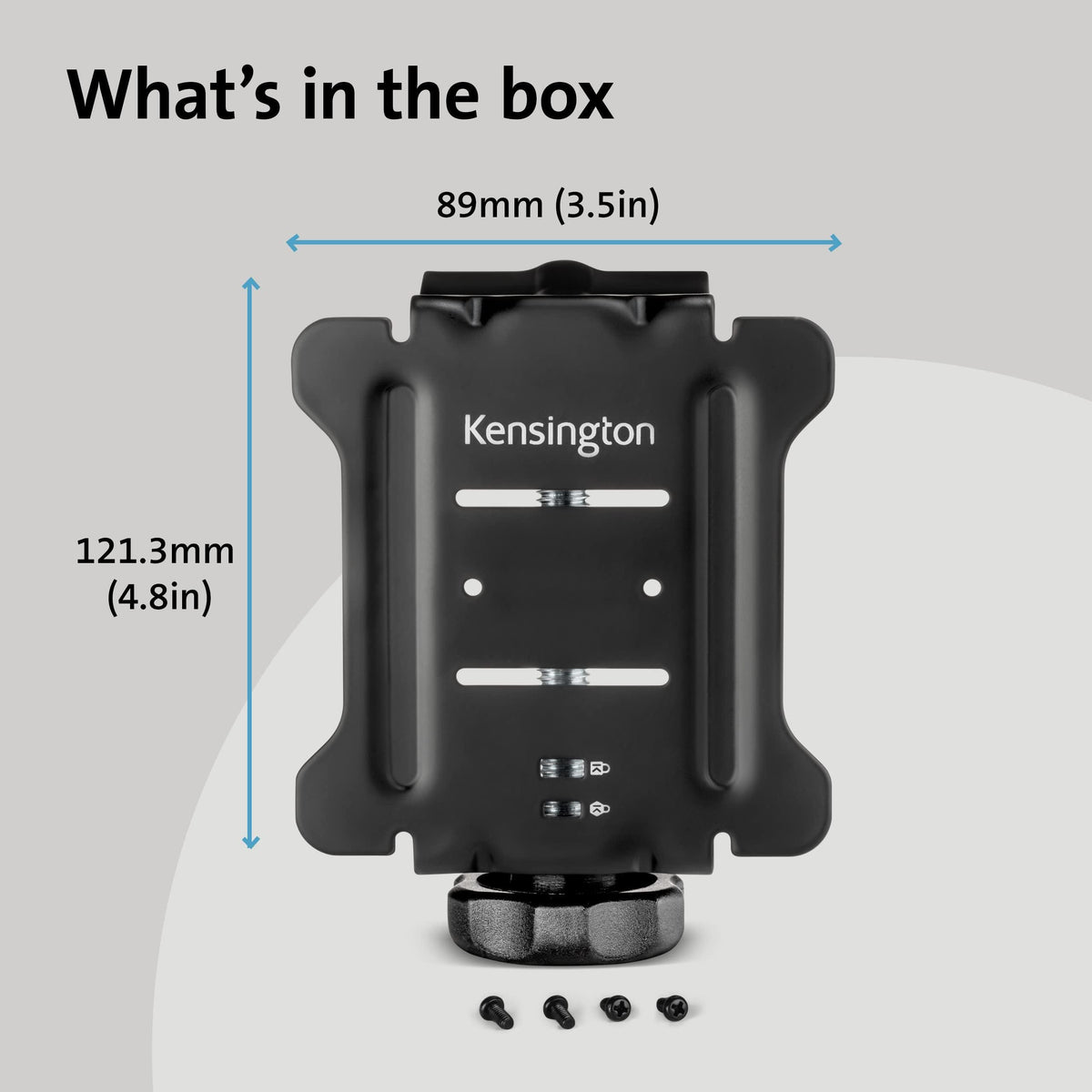 Kensington Docking Station Mounting Bracket, Vesa Mounting Compatible, Adjustable Clamp for Docking Station with Vesa Mounting Holes (K34050WW)