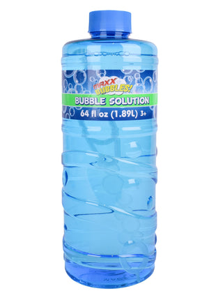 Sunny Days Entertainment Bubble Solution 64 oz - Non-Toxic - 3+ Years | Includes Wand, Easy Grip Bottle, For Machines And Wands, 11 in Tall, 4.2 lb, Ages 36 Months Up, Holiday Theme