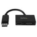 StarTech DP2HDVGA Travel A/V Adapter 2-In-1 Display Port to HDMI or VGA